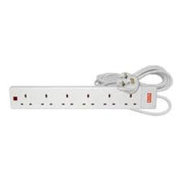 TITAN 6 GANG SURGE PROTECTED EXT LEAD 5M