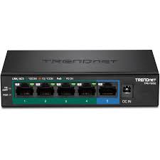 TRENDnet 5-Port TG52 Gigabit PoE+ Switch