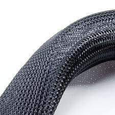 BRAIDED SLEEVING 34-64MM BLACK 25MTRS