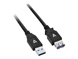 V7 2M EXT USB 3.0 A (F) TO USB 3.0 A (M)