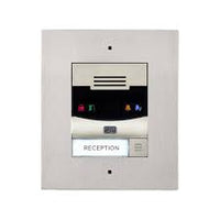 2N IP Solo With Camera – Flush Mount Brushed Nickel