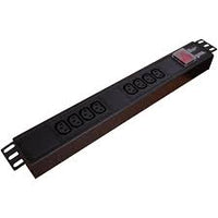 8 WAY HORIZONTAL IEC C13 PDU-C20 PLUG