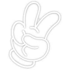 YELLOWPOP DISNEY GLOVE PEACE