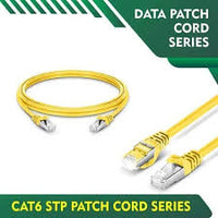 TITAN CAT6 PATCH LEAD 5M YELLOW 24AWG