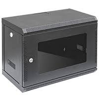 ALL-RACK 6U 300MM DEEP WALL BOX BK