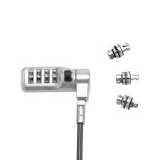 Dicota Universal Security Cable Lock 3 Exchangeable heads fits all slots keyed