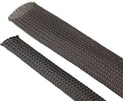 BRAIDED SLEEVING 34-64MM BLACK 25MTRS