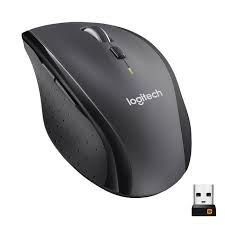 Logitech Marathon M705 Wireless Mouse, RF Wireless, Alkaline, Charcoal