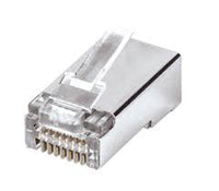 TEMPO OPEN-PASS CAT5E PLUGS 25PK