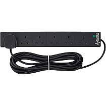 TITAN 6 GANG SURGE PROTECTED EXT LEAD 5M