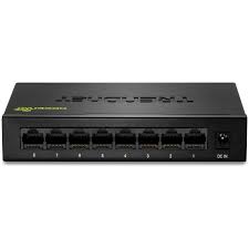 8-PORT GB GREENNET SWITCH /W METAL CASE