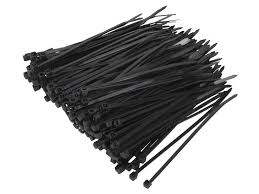 Titan CABLE TIES 200MM X 4.8MM (PK 100) BLACK