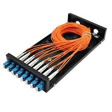 LC 8 WAY FIBRE PANEL (MM) DUPLEX