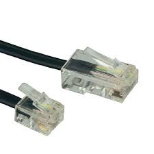 Titan TITAN LINECORD RJ11-RJ45 3M BLK (4WIRE)