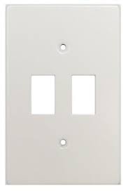 TITAN 100MM X 50 MM 2 GANG SOCKET PLATE