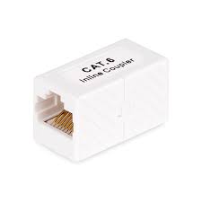 TITAN INLINE RJ45 SHIELDED SOCKET CAT6 WH