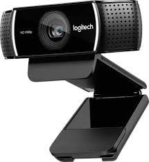 Logitech C922 Pro HD Stream Webcam, 1080p/30fps, 720p/60fps, H.264, Tripod, 162 g