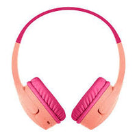 Belkin Wireless On-Ear Headphones for Kids Pink
