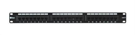 KAUDEN CAT6 1U 24 WAY HORIZONTAL PANEL