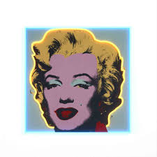 ANDY WARHOL MARILYN MONROE LARGE BLUE