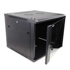 ALL-RACK 9U 550MM DEEP WALLBOX BLACK