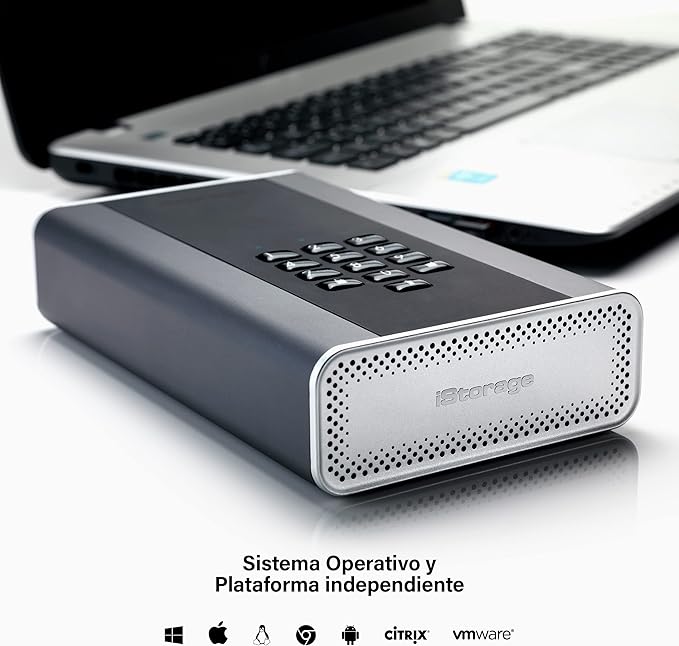 iStorage diskAshur DT2 2TB Graphite