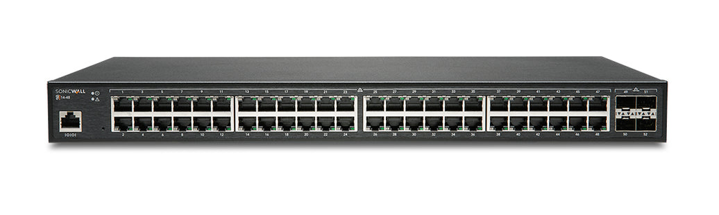 SonicWall S14-48 Managed L2 Gigabit Ethernet (10/100/1000) 1U Black