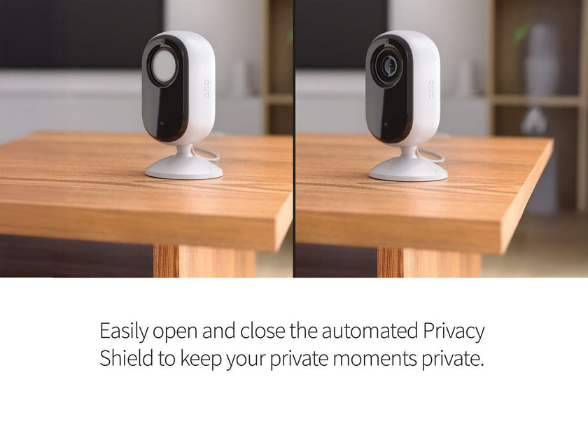 Arlo Essential 2K Indoor Security Camera, 2-pack