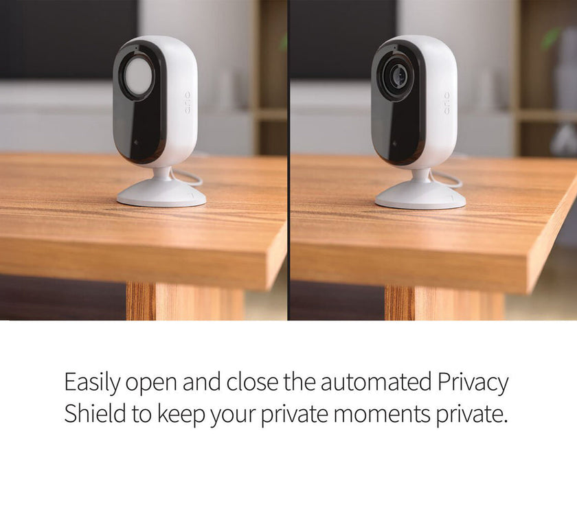 Arlo Essential 2K Indoor Security Camera, 2-pack