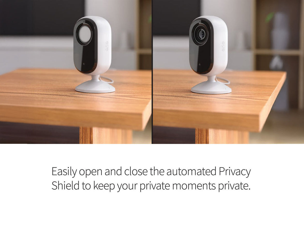 Arlo Essential 2K Indoor Security Camera, 2-pack