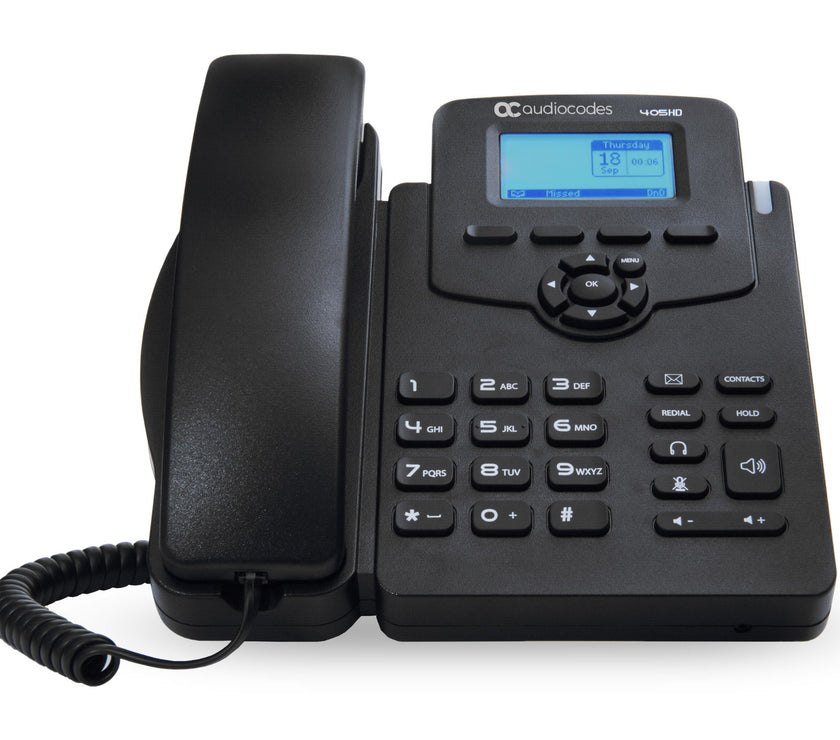 AudioCodes 405HD IP-Phone PoE GbE black