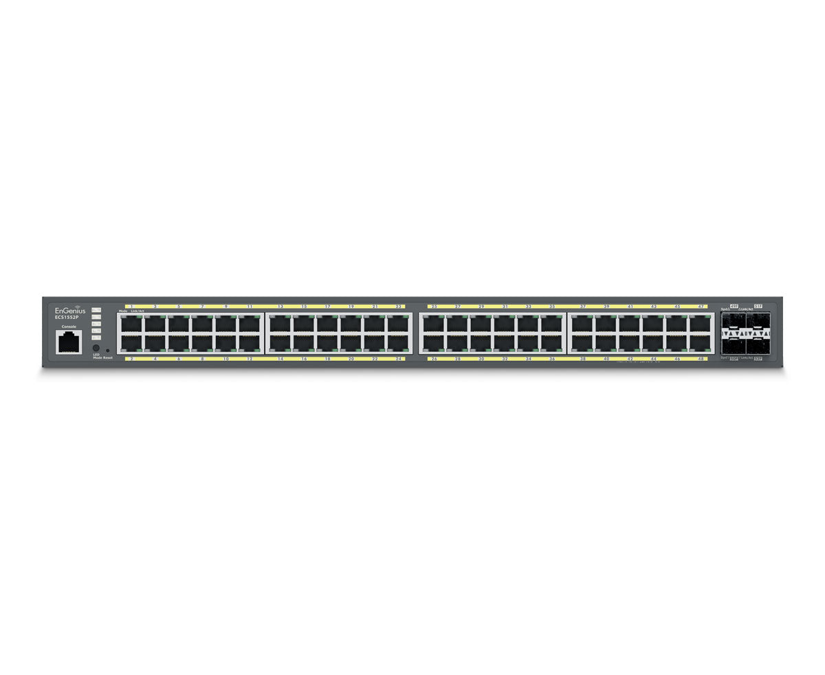 EnGenius ECS1552P Cloud Managed 410W PoE 48Port Network Switch