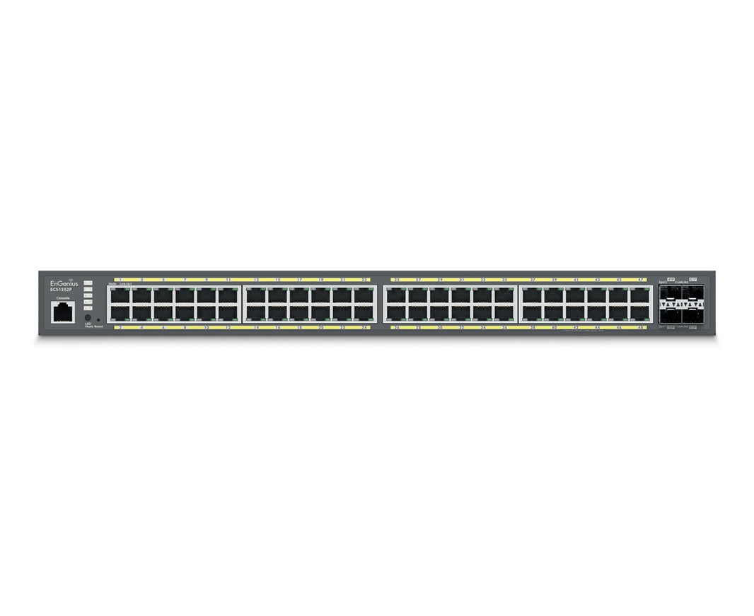 EnGenius ECS1552P Cloud Managed 410W PoE 48Port Network Switch