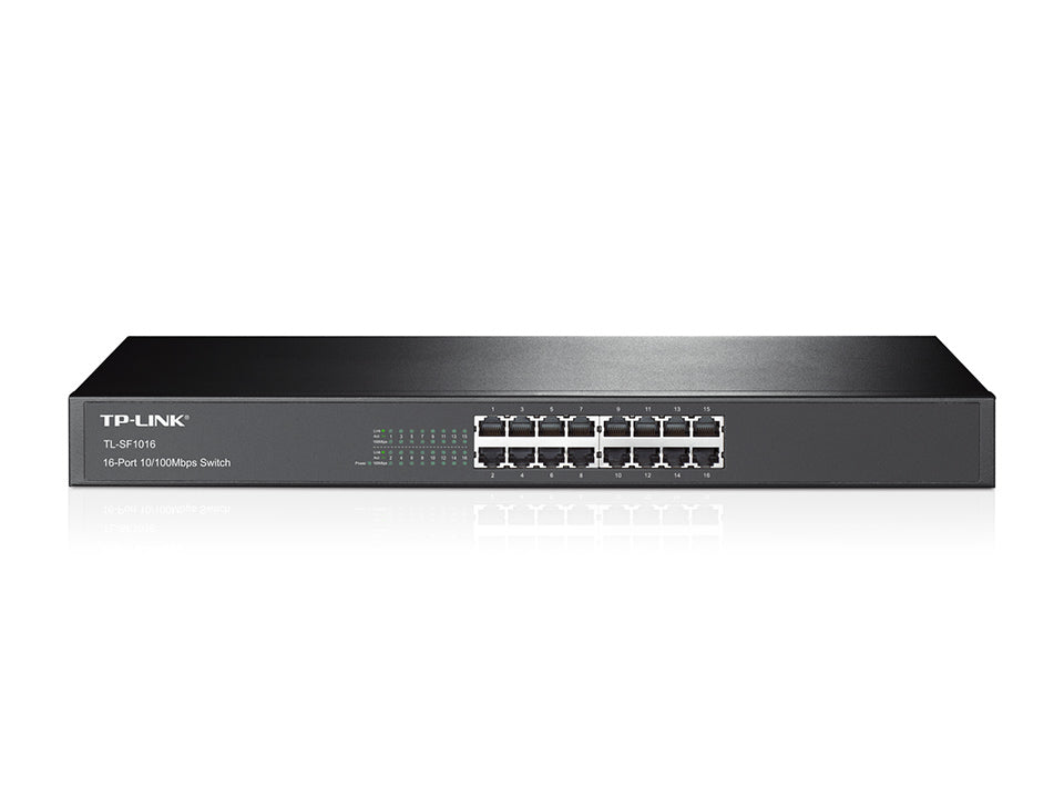TP-Link 16P 10 100M Switch 19 R Mount