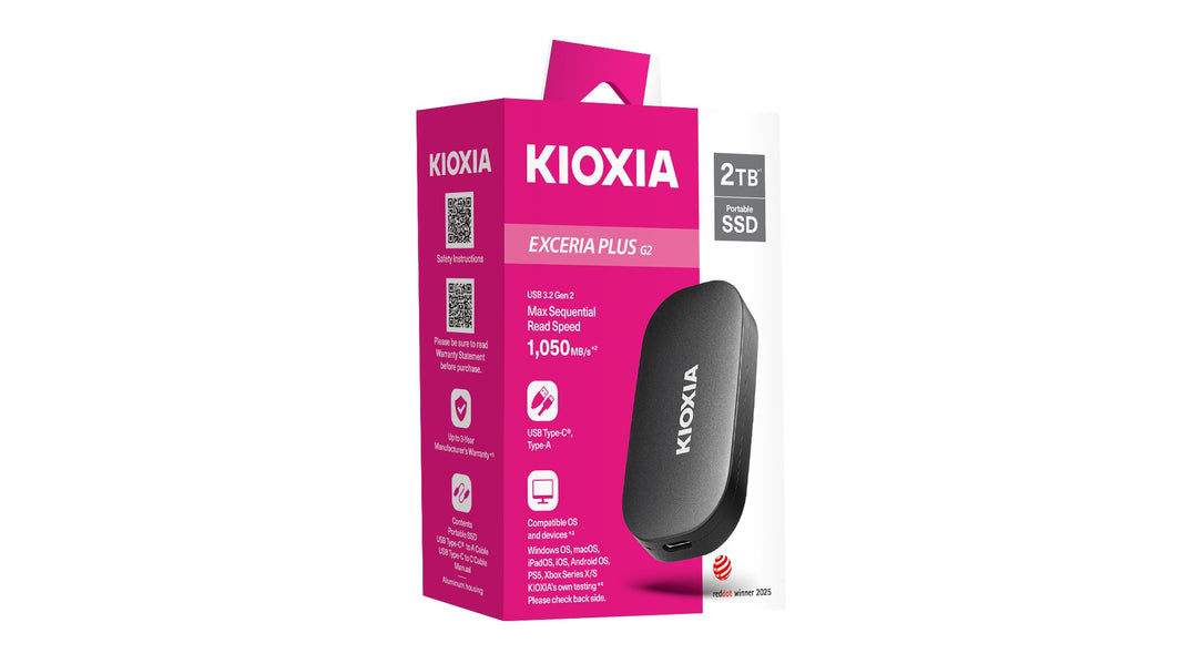 Kioxia EXCERIA PLUS G2 Portable SSD 512G