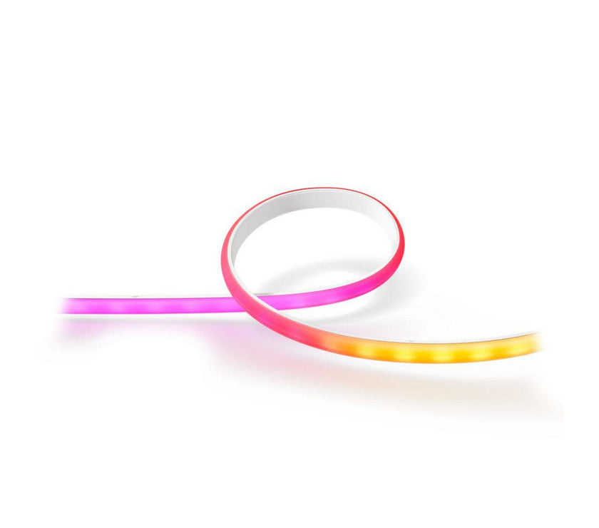 Philips Hue Gradient Lightstrip Extension [1m] White & Colour Ambiance Smart LED Kit with Bluetooth