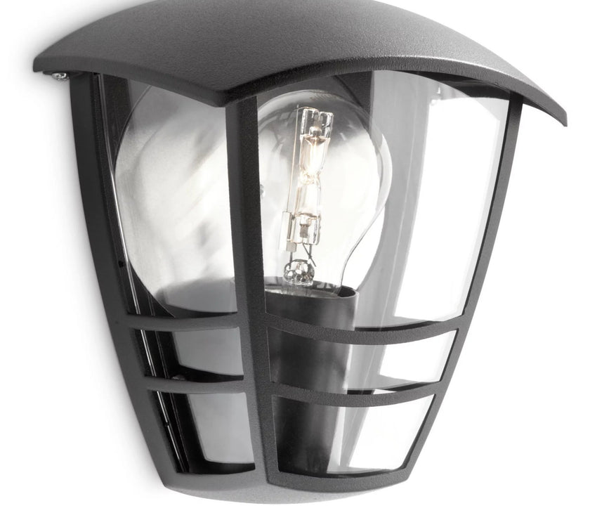 Philips LED Creek Wall Lantern Black