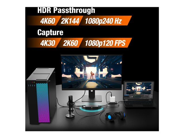J5CREATE 4K GAME CAPTURE STATION
