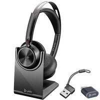 Poly Voyager Focus 2 MS Teams Wireless USB-C / USB-A Headset &amp; Charging Stand