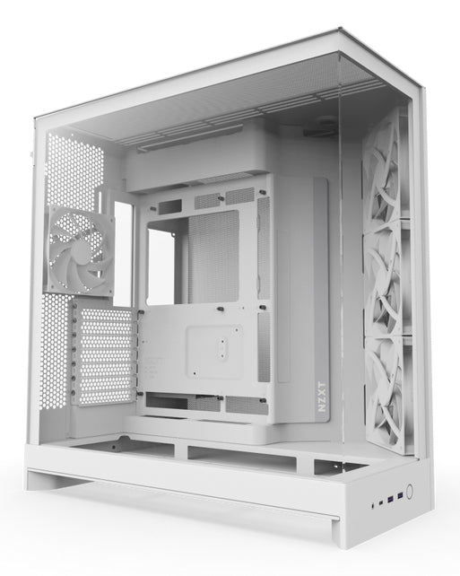 NZXT H9 FLOW MID TOWER CASE WHITE
