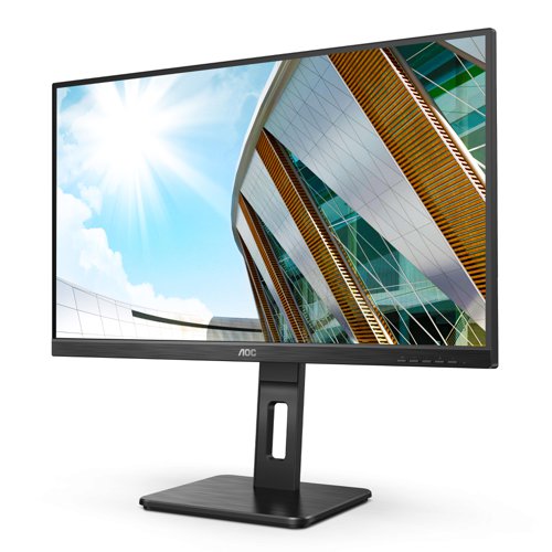 AOC 27P2Q 27 Inch 1920 x 1080 Pixels Full HD Resolution IPS Panel 4ms HDMI DVI DisplayPort VGA LED Monitor