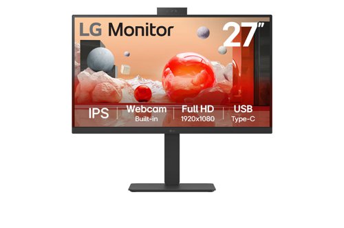 LG 27BA750-B 27 Inch 1920 x 1080 Pixels Full HD IPS Panel HDMI DisplayPort USB-C Monitor
