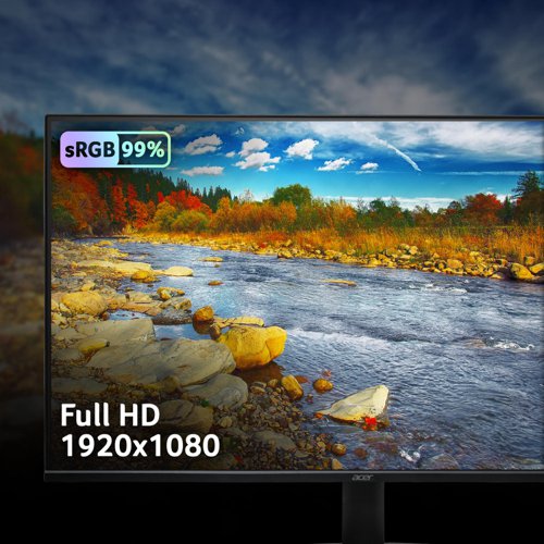 Acer EK271G 27 Inch 1920 x 1080 Pixels Full HD IPS Panel ZeroFrame FreeSync HDMI VGA Monitor