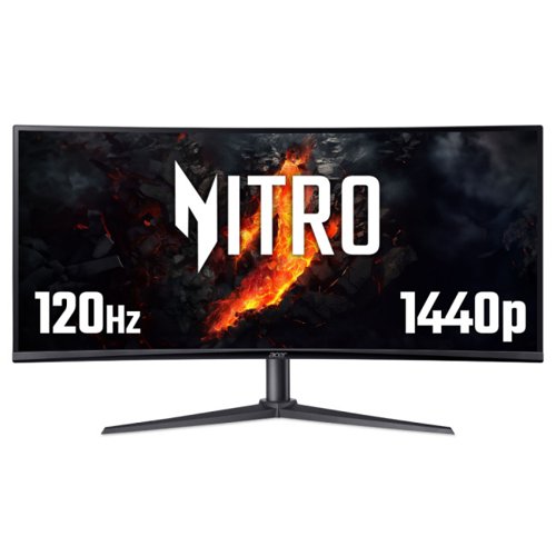Acer Nitro XZ0 34 Inch 3440 x 1440 Pixels Wide Quad HD VA Panel ZeroFrame HDMI DisplayPort Adaptive Sync Gaming Monitor