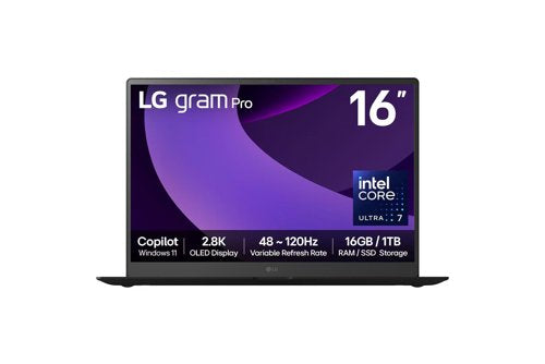 LG gram Pro 16 INCH U7 16GB 1TB W11H