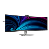 Philips 6000 Series 48.8 Inch 5120 x 1440 Pixels Dual Quad HD VA Panel HDMI DisplayPort USB-C Curved Business Monitor