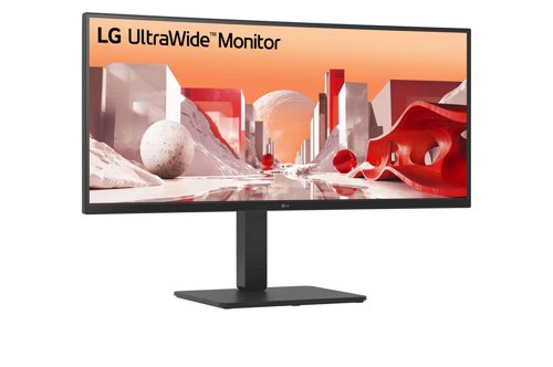 LG 34BA75QE-B 34 Inch 3440 x 1440 Pixels Wide Quad HD IPS Panel HDMI DisplayPort USB-C Curved Monitor