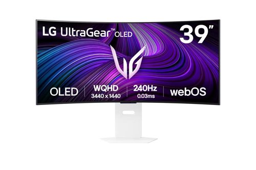 LG UltraGear GX90SA 39 Inch 3440 x 1440 Pixels OLED Wide Quad HD HDMI DisplayPort USB-C Curved Gaming Monitor