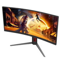 AOC G4 34 Inch 3440 x 1440 Pixels Wide Quad HD Fast VA DisplayHDR 400 HDMI DisplayPort Adaptive Sync Gaming Monitor