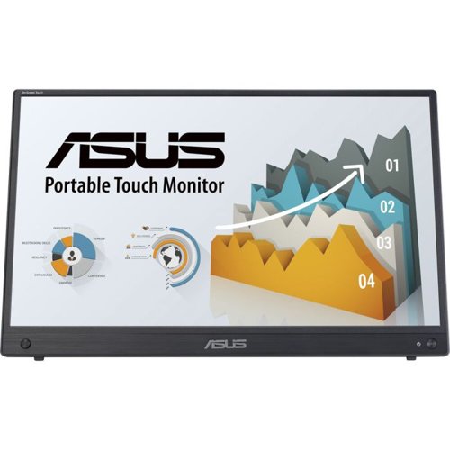 ASUS ZenScreen MB16 15.6 Inch Touchscreen 1920 x 1080 Pixels Full HD IPS Panel HDMI USB-C Portable Monitor